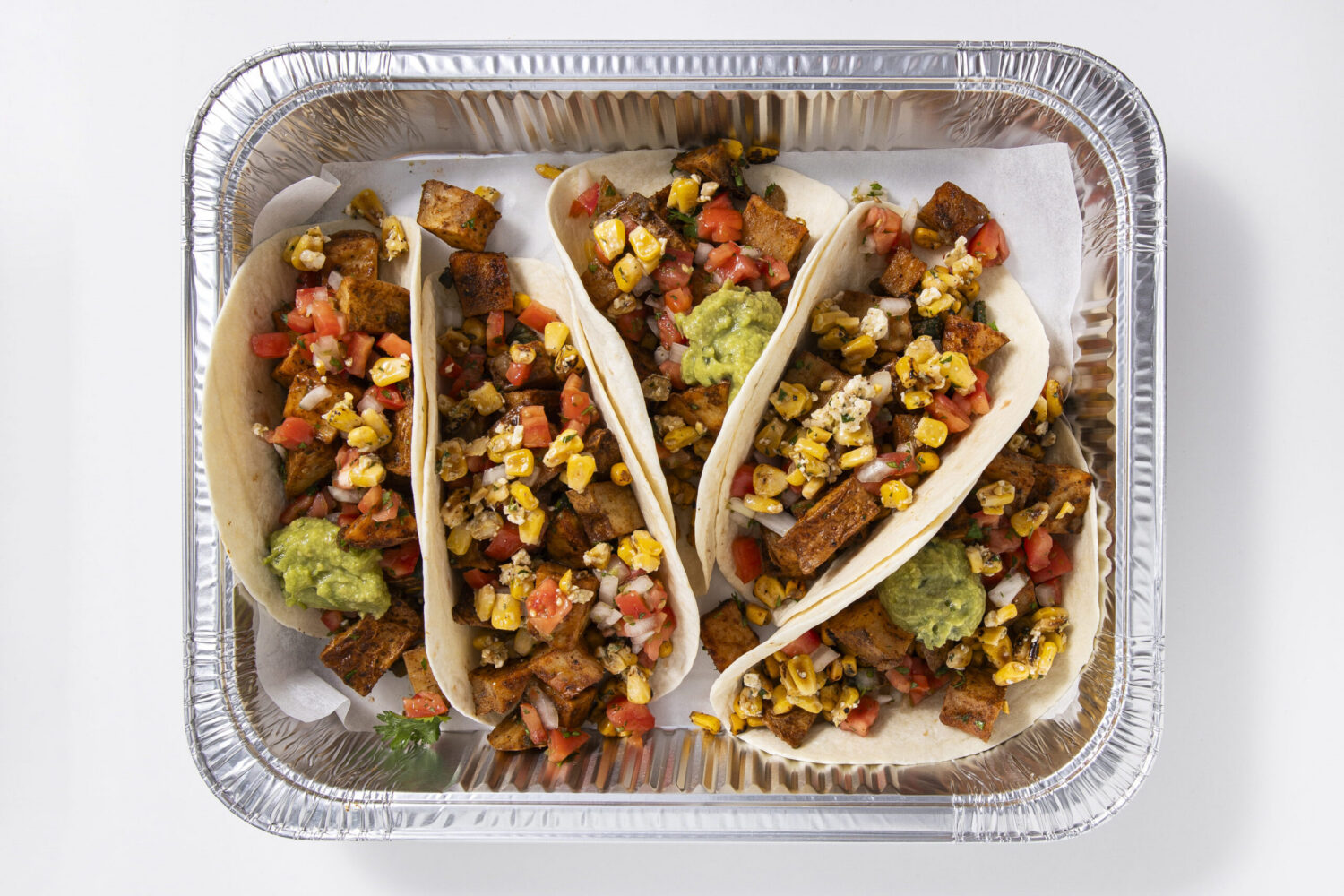 Potato Poblano tacos