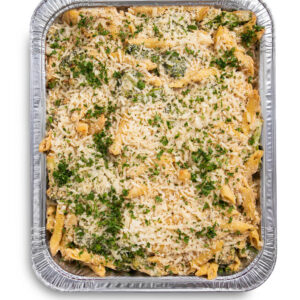 Vegan Alfredo with Broccoli